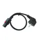 Кабель питания Filum FL-PC-CEE7/7-C13F-C1-0.5-BK 3x1 0.5 м цвет черный
