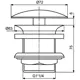 Донный клапан Ideal Standard J3291AA