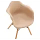 Комплект стульев 2 шт Wwbt DSW Premium 38x45x80 см АБС-пластик бежевый