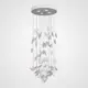 Люстра потолочная IMPERIUMLOFT 189534-22 Night Butterflies Chandelier 5 ламп 20 м² цвет белый