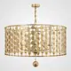 Люстра потолочная IMPERIUMLOFT 73602-22 Crystorama Lighting Group Layla Light 6 ламп 12 м² цвет латунь