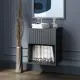 Консоль подвесная Storys Линда 40x48x33 см ЛДСП цвет черный