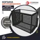 Короб для наружного блока кондиционера на фасад 900x600x550 мм цвет серый рисунок ромбик