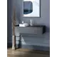 Консоль с бортиком Storys Сиена 95x18x34 см 1 ящик ЛДСП цвет черный