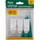 Крючки самоклеящиеся Park 008079 ABS 2.5x4.5 см 3 шт
