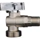 Кран шаровый угловой Terma 1/2"*3/4" 741 Латунь