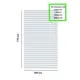 Фасад универсальный для кухонного шкафа Play 50x77x1.8 см МДФ цвет белый