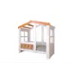 Кровать Рв-мебель Астра 165x160x89.6 см ЛДСП цвет оранжевый/белый