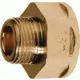 Переходник Terma 1/2"x1/2" ВР-НР латунь 42386