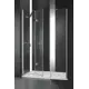 Душевая дверь Cezares ELENA-W-BS-13-60+40/40-C-Cr 140см эффект стекла прозрачный складной