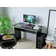 Компьютерный стол Росток КЛ №9.2 110x85x60 см ЛДСП цвет черный/желтый
