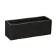 Кашпо Rectangle hl17-50b Evabrick 17 см 17 см 9 л полимербетон черный