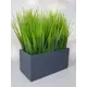 Осока в деревянном ящике Подар.Ок Home графит 9x9x18 см