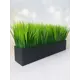 Осока в деревянном ящике Подар.Ок Home черный 9x9x45 см