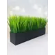 Осока в деревянном ящике Подар.Ок Home черный 9x9x63 см