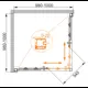 Душевой уголок Cezares ANIMA-W-RH-2-120/100-C-Cr-L округлый 120x100см хромированный профиль эффект стекла прозрачный