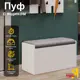 Пуф Трия Хьюстон 36x44x78 см цвет белый ясень/велюр серый