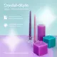 Набор свечей Crystal Trees "Лавандовое поле" цвет сиреневый, розовый 4 шт