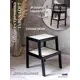 Табурет Esperto 40x50x40 см металл цвет дуб крафт белый/черный