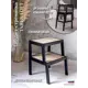 Табурет Esperto 40x50x40 см металл цвет дуб крафт светло-коричневый/черный