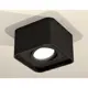 Светильник точечный накладной Ambrella light Xs7833010 2 м² цвет черный