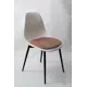 Комплект стульев 3 шт Zip-mebel Туссе 45x83x46 см велюр цвет белый/розовый/черный