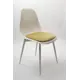 Комплект стульев 3 шт Zip-mebel Туссе 45x83x46 см велюр цвет белый/горчичный
