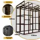 Сборно-разборный хозблок Upforming оцинкованная сталь 100 x 150 x 245 см коричневый