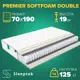 Матрас Sleeptek Premier SoftFoam Double 70x190x21 см независимый пружинный блок, 1-спальный