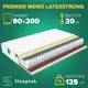 Матрас Sleeptek Premier Memo LatexStrong 90x200x20 см независимый пружинный блок, 1-спальный