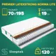 Матрас Sleeptek Premier LatexStrong Norma Lite 70x195x19 см независимый пружинный блок, 1-спальный
