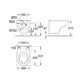 Унитаз подвесной Grohe NW0002 безободковый с сиденьем микролифт