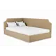 Кровать Costa Джуниор с подъемным механизмом левый угол 150x100x213 см Велюр цвет бежевый
