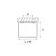 Светильник точечный накладной Lightstar Rettango Ls_052066 1 м² цвет белый