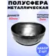 Кованый элемент Royal Kovka Полусфера d80 мм металл 2 мм Набор 2 шт