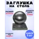 Кованый элемент Royal Kovka Заглушка на столб 80x80 мм шар 77 мм Набор 3 шт