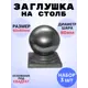 Кованый элемент Royal Kovka Заглушка на столб 60x60 мм шар 80 мм Набор 3 шт