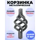 Кованый Элемент Royal Kovka Корзинка 130x65 мм под кв 12x12 Набор 5 шт