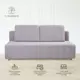 Диван-кровать Семь ветров Манго-2 с ящиком для хранения 190x96x97 см ткань цвет серый