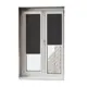 Рулонная штора Унистайл RKRCHERN036210 36x210 см, черный