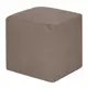 Пуфик Куб DreamBag 40x40 см Бежевый Велюр