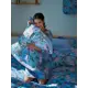 Наволочка La maison de domitille 30875 42x31 см хлопок 1 шт цвет синий