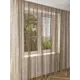 Тюль Inva Сетка Паутинка 300x270см шоколадный
