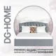 Кровать полутораспальная Dg-home Грация 146x101x207 см велюр цвет синий