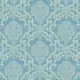 Обои бумажные York Wallcoverings Williamsburg голубые WM2564 0.68 м