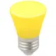 Лампа светодиодная Volpe Décor Color E27 колокольчик Лм 1 Вт желтый