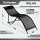 Шезлонг складной GoGarden 50313 Relax садовый 172x56x67 см