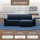 Диван раскладной Лига диванов Диван угловой Лига-048 НПБ 246x90x160 см шенилл цвет rimini 09 зеленый