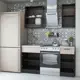 Кухонный гарнитур Beneli Дуэт ЛДСП 100x214.5x64 см цвет коричневый