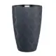 Горшок цветочный Flow slim Form-plastic d 29 см 48 см, 24 л полипропилен черный